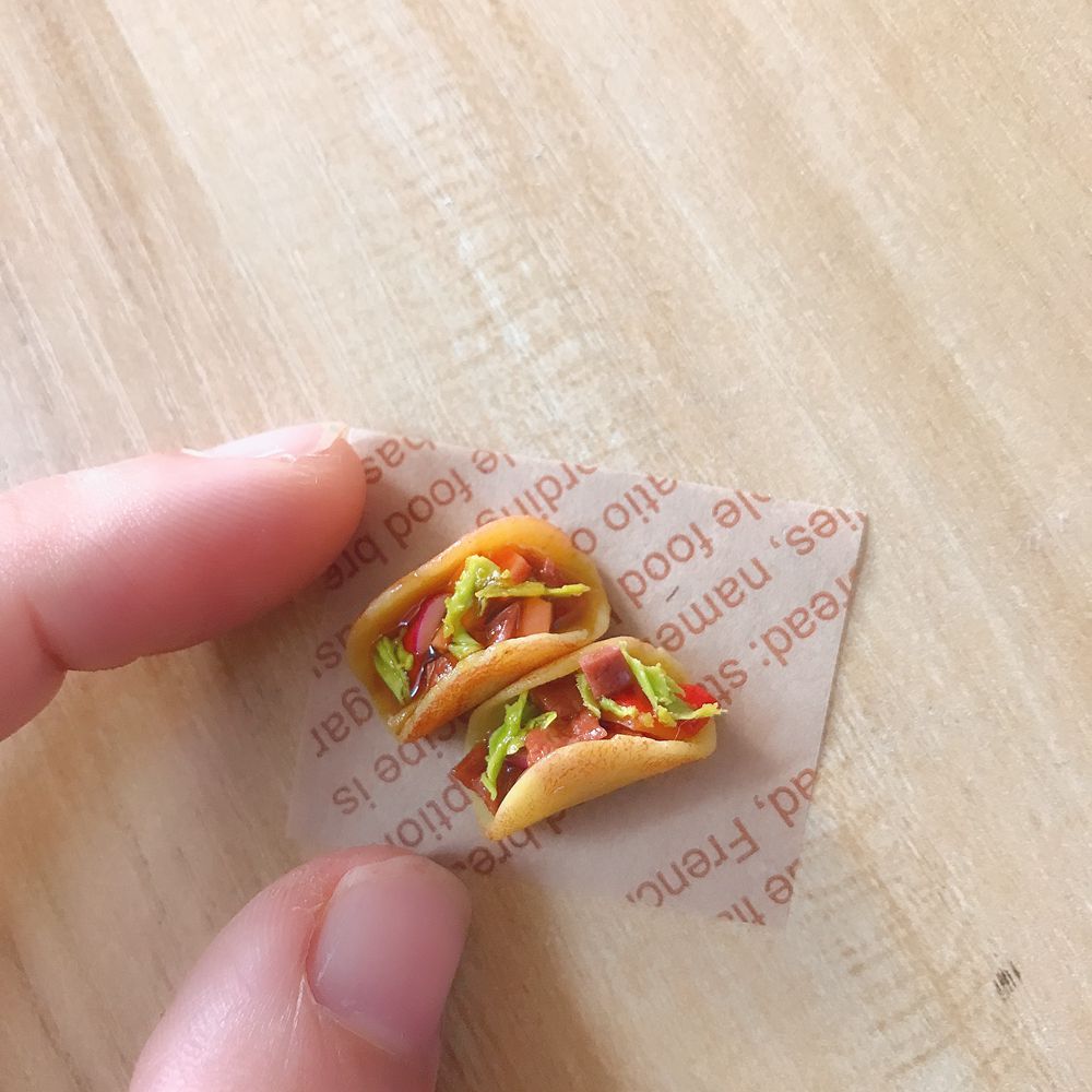 1/12 skala domek dla lalek miniaturowe tacos pieczenie burrito dla Blyth OB11 BJD domek dla lalek kuchnia zagraj w akcesoria do zabawek