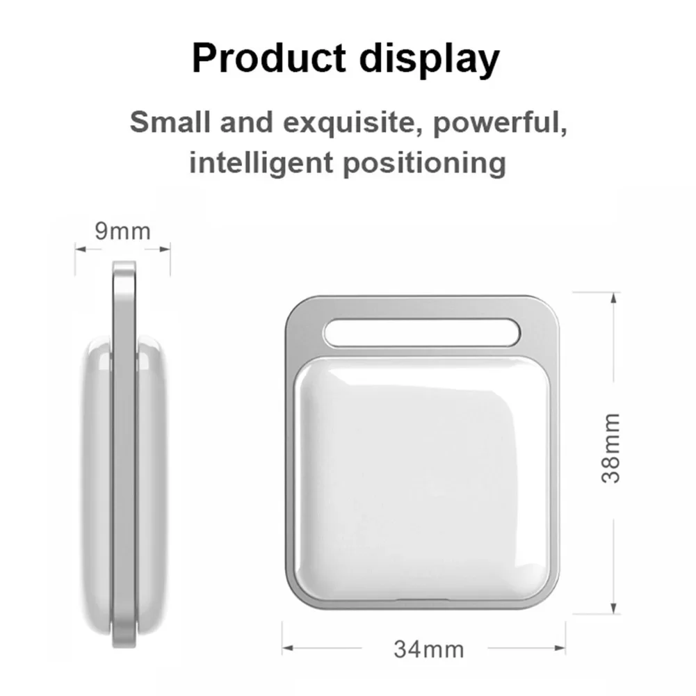 Bezprzewodowy Mini lokalizator GPS Anti-lost Alarm Key Torba dziecięca Wyszukiwarka portfela Aplikacja Bluetooth Nagrywanie GPS Tag inteligentny dla iPhone'a z Androidem