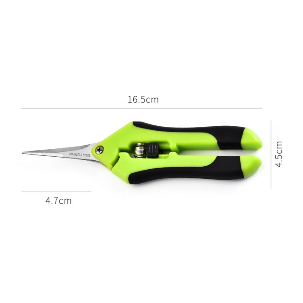 Household Potted Trim Weed Branches Small Scissors Gardening Tools Garden Pruning Shears Fruit Picking Scissors