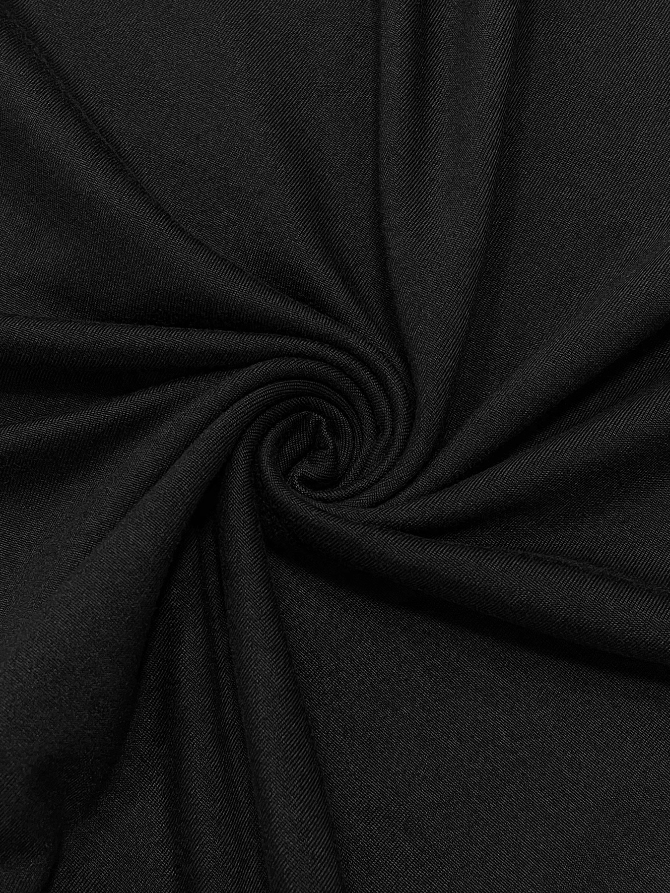 Solides, langärmliges, figurbetontes Damenkleid, schickes, einfaches, minimalistisches, lässiges, modisches, langes Kleid mit U-Ausschnitt, Damenbekleidung