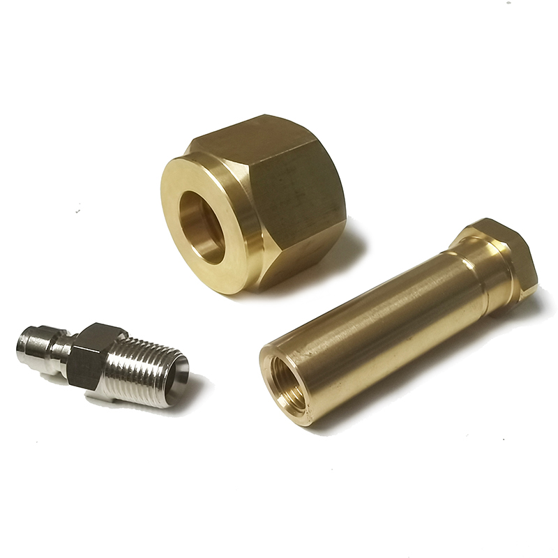 HPA CO2 Kohlendioxid-Tank CGA320 G3/4 W21.8 Mutter Nippelanschlüsse 8 mm Schnelltrennkupplung Soda Maker