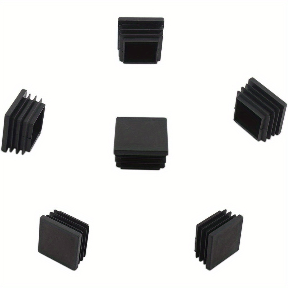 50Mm Vierkante Buis Einddop Plastic Plug, Zwarte Plug Vierkante Plug Meubeltafels En Stoelen Plastic Vierkante Stalen Buisafdekkap