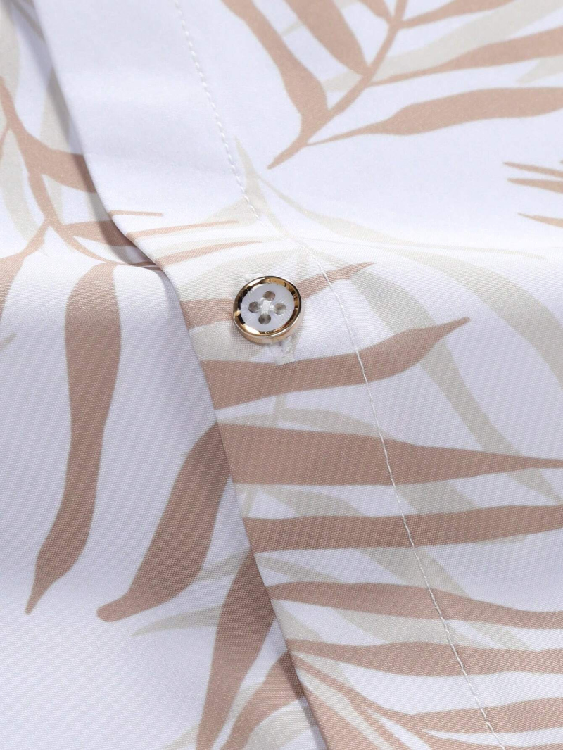 Terno de lapela de manga curta elegante para verão