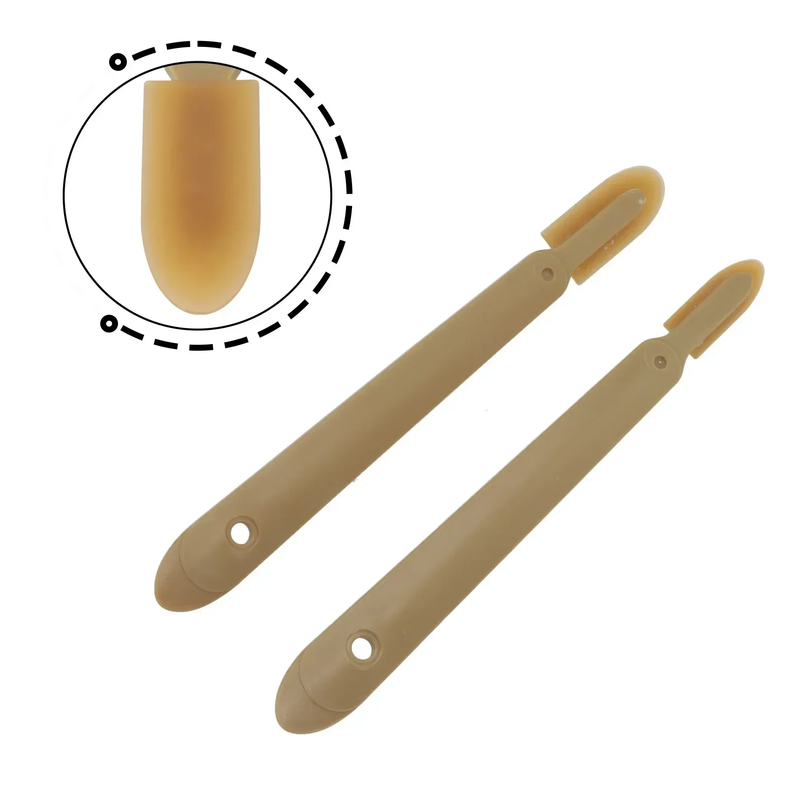 2pcs Sealant Finishing Tools Rubber Caulk Caulking Silicone Sealant Finishing Tool Extended Length Rubber Spatula Caulking Tool