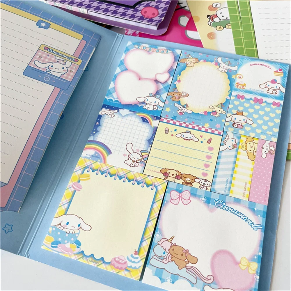Kawaii süßes Sanrio Convenience Book My Melody Kuromi Hello Kitty Notizbuch Paste Notizblock Briefpapier Student Geburtstagsgeschenke