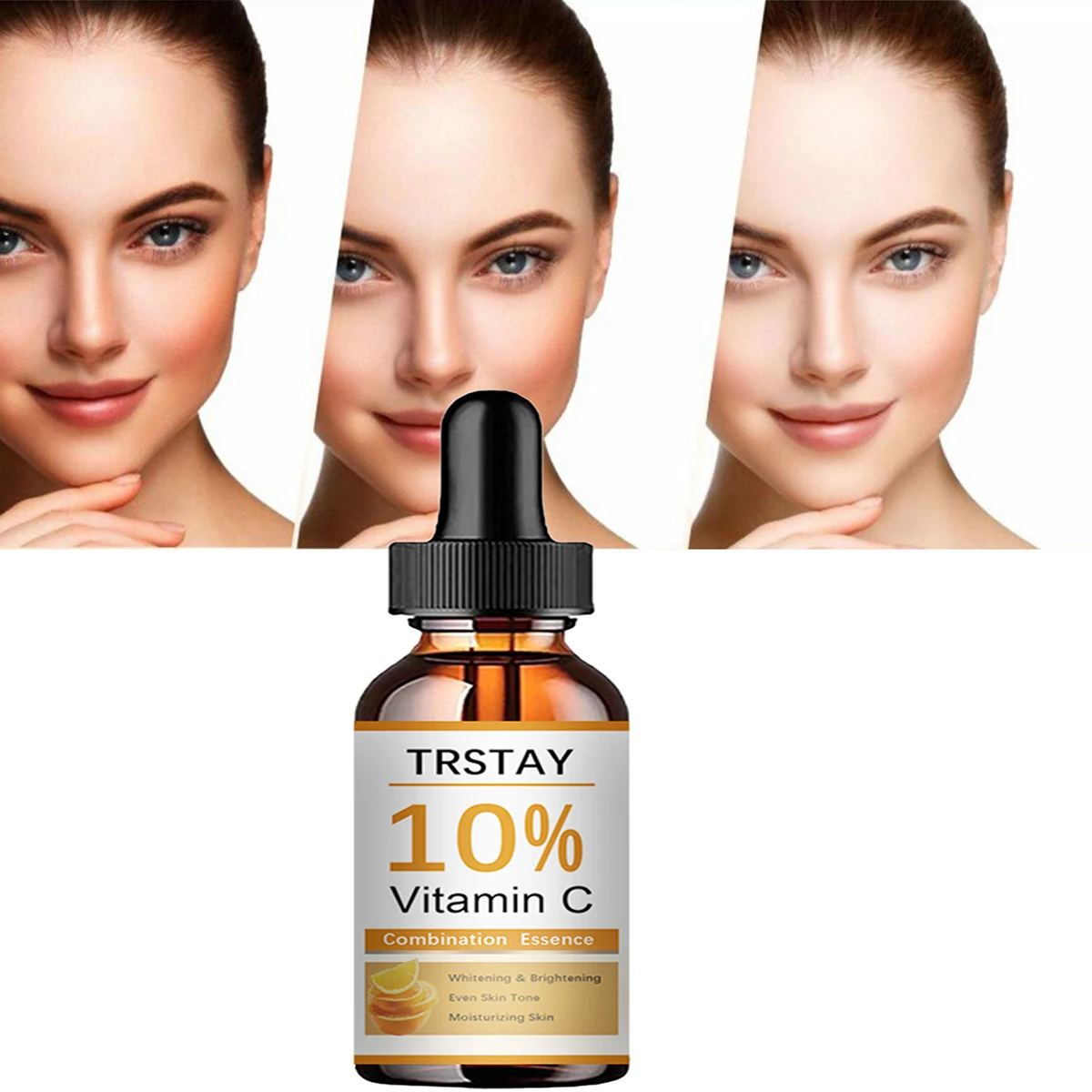 Soro de vitamina c para clareamento facial, soro facial com ácido hialurônico, removedor de manchas escuras, produtos coreanos para cuidados com a pele