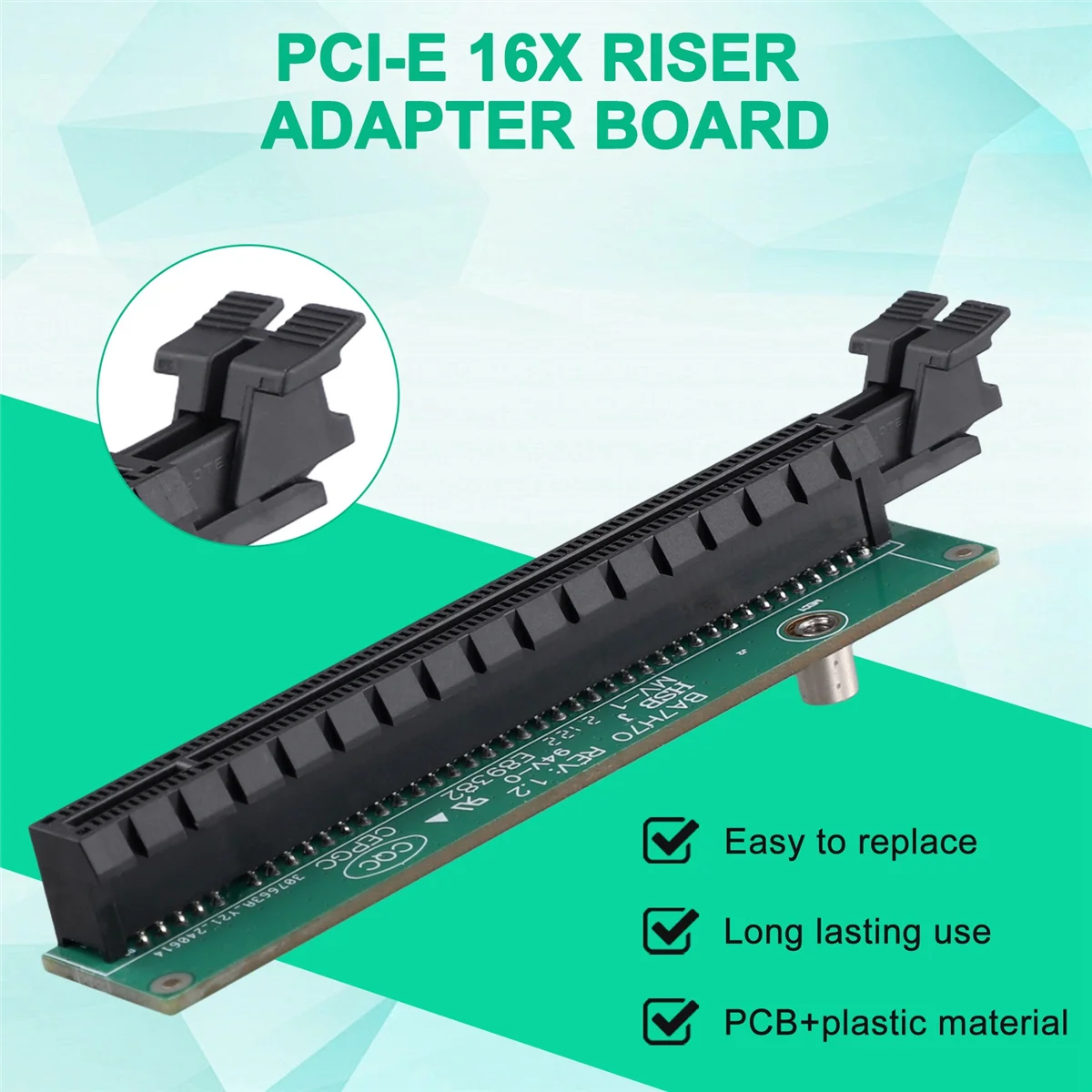 Newest PCI-E 16X Graphic Card Adapter Card for Lenovo Tiny5 Series Models P330 M920Q M720Q M920X 01AJ940 PCIE16 Riser Card