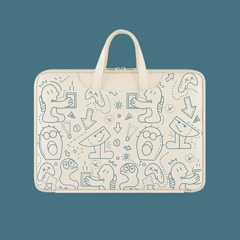 Bolsa impermeable para portátil  de 5,6 puadas y  de 6, puadas, estilo mtín de moda, material de simulac...