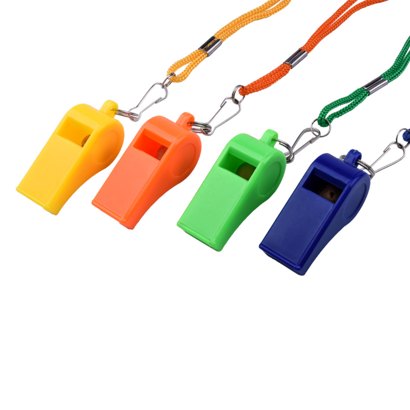 プロのコーデッスルスポーツサッカーバスケットボールリファリートレーニングホイッスル屋外サバイバルストラップ付きcheerereyeツール