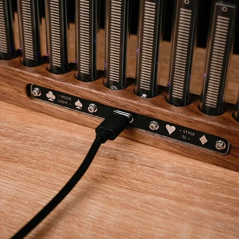 12-Bit RGB Pickup Level Light Display a LED misuratore di livello sonoro indicatore musicale luce da tavolo