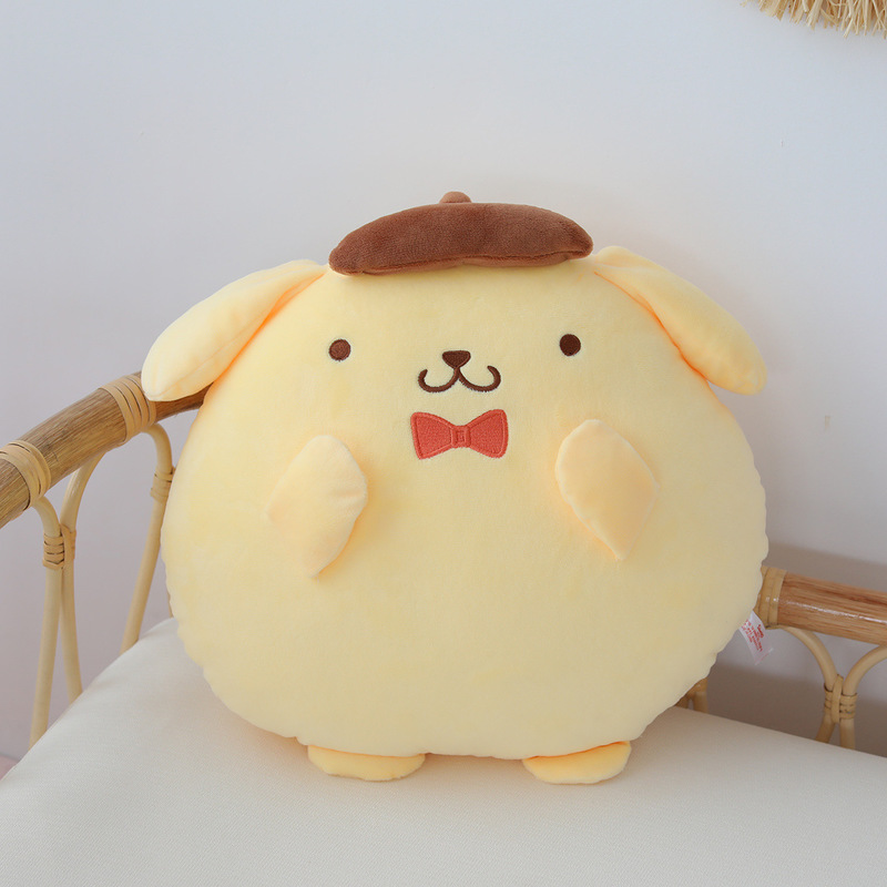 Sanrio Pom Purin Gefüllte Plüschtiere Puppen Weiches Kissen Kissen Cartoon Kawaii Pom Purin Plüsch Puppe Spielzeug Raumdekoration Kinder Geschenk
