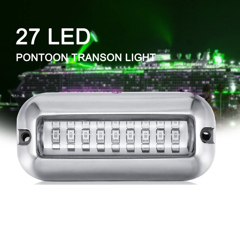 Boot Navigation Licht 50/80W 27/42 LED Unterwasser Ponton Marine Boot Heck Licht IP68 Wasserdichte LED Schiff Strahl licht