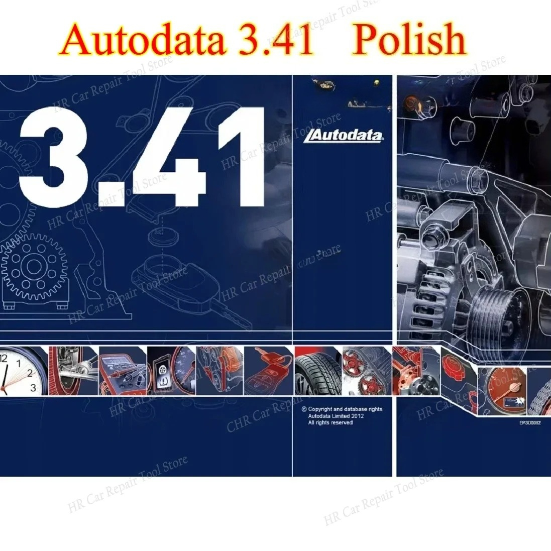 Autodata 3,45/3,41/3,40 Автомобильный ремонт диагностики Программное обеспечение Многоязычные диаграммы проводки данные Autodata Polish