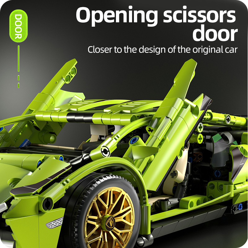 ToylinX การวิเคราะห์อาคารบล็อกรถแข่งกีฬารถความเร็วรุ่น City Mechanical Super อิฐปริศนาของเล่นผู้ใหญ่ของขวัญ