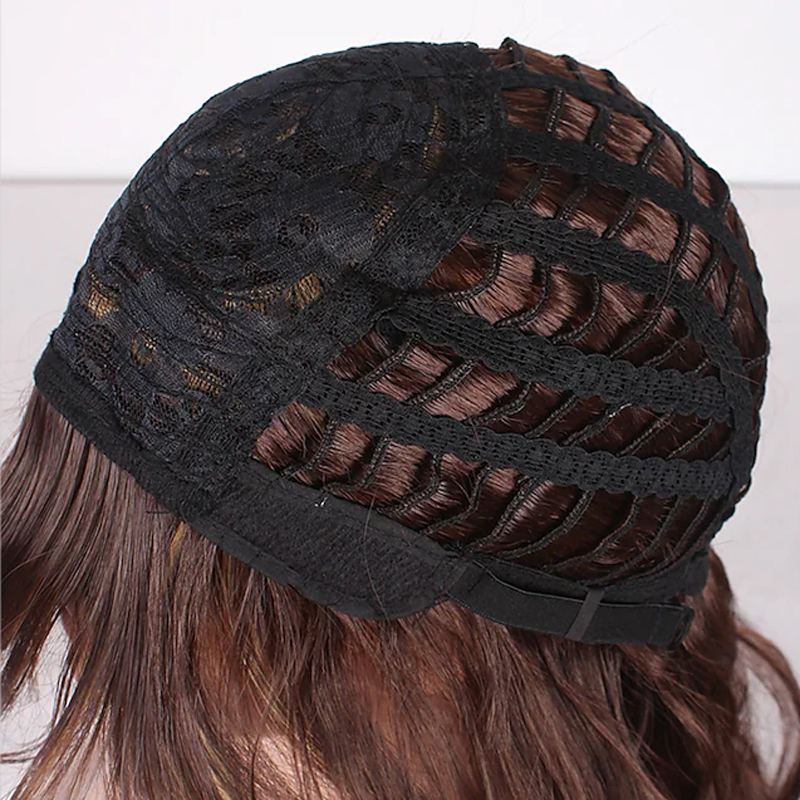 HAIRJOY Peluca recta corta de pelo sintético para mujeres afroamericanas