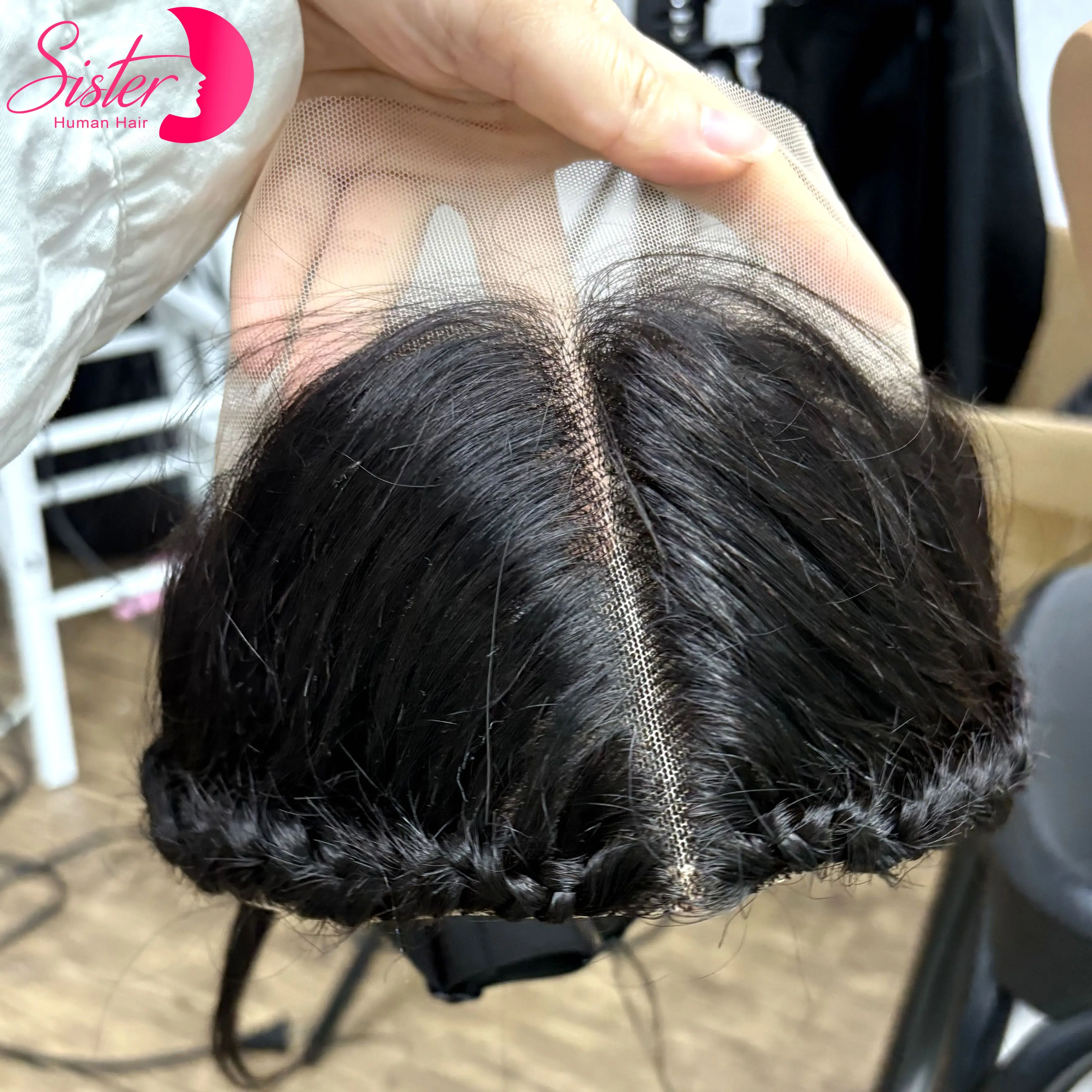 13x4 renda frontal transparente com tranças 10 polegadas natural birmanês remy cabelo renda frontal para mulheres meninas