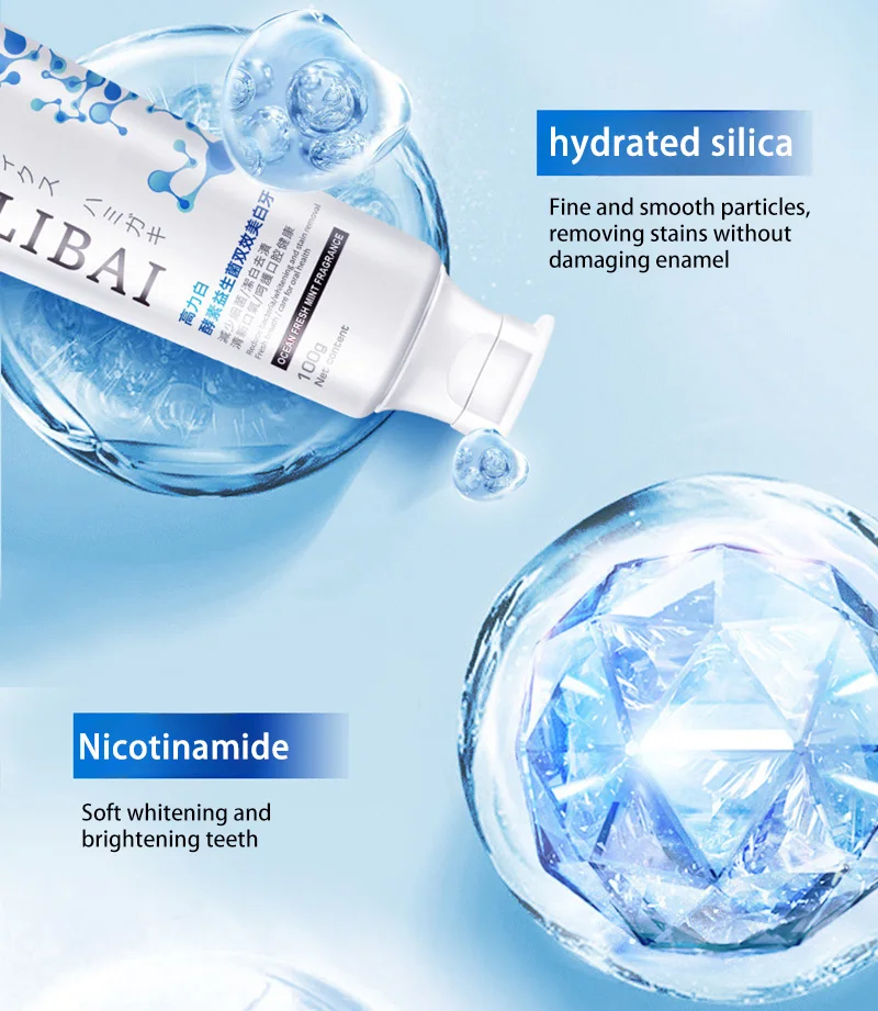 Enzyme Probiotic Whiten Toothpaste Remove Stains Freshen Breath Reduce Oral Bacteria Prevent Periodontitis Fluoride Toothpaste