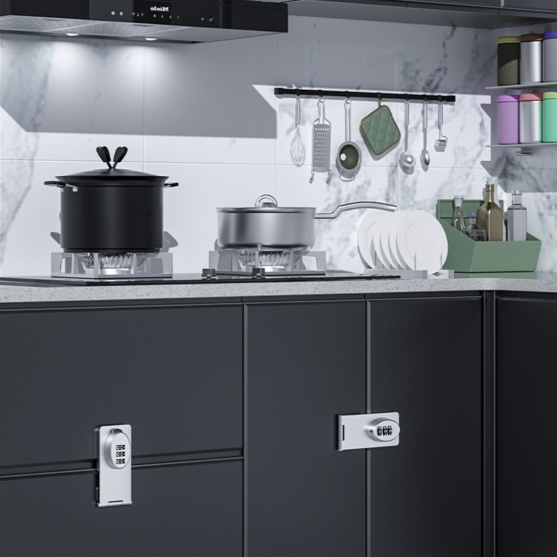 เด็กล็อคความปลอดภัยรหัสผ่านเด็กความปลอดภัยป้องกันตู้เย็นตู้ลิ้นชักล็อคเด็ก Baby Care เด็ก Closet Security