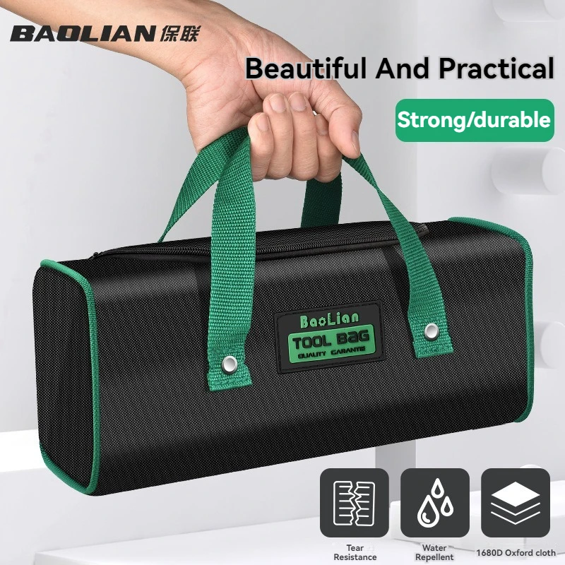 Bolsa para eletricista, resistente ao desgaste e à prova d'água, kit de ferramentas oxford, bolsa portátil espessada, manutenção profissional, armazenamento de trabalhador