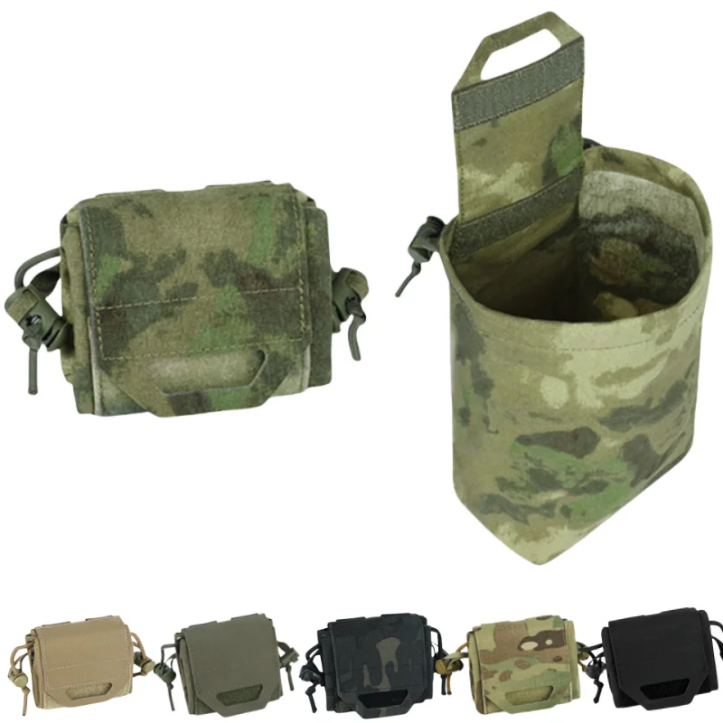 Taktische faltbare Recycling-Tasche Dump Pouch MOLLE Drop Pouch langlebige Mini Magazine Utility Pouch