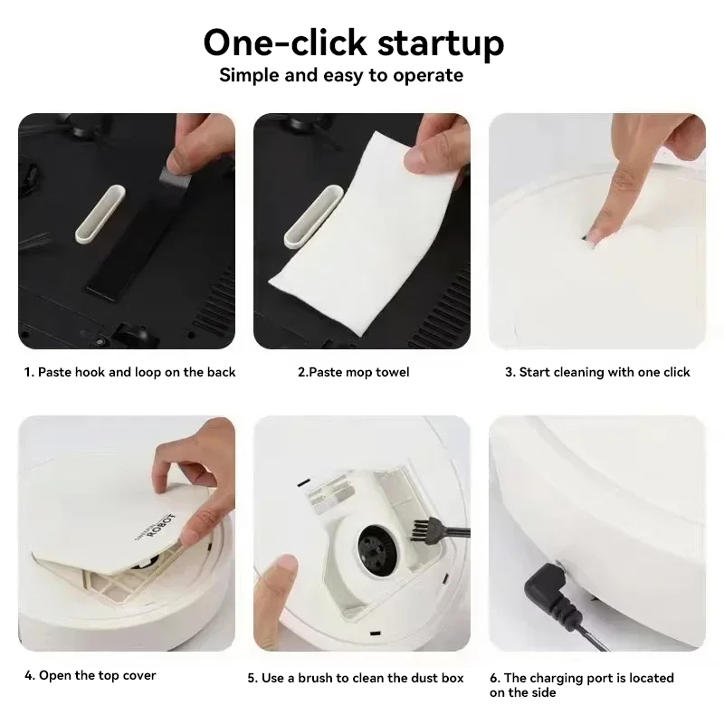 Xiaomi Smart Sweeping Robot Vacuum Cleaner 3 in 1 4000 Pa Robot Vacuum Cleaner Suction Power Great for Pet Hair Carpets Floors