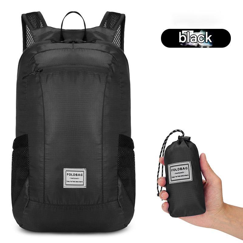Sac à dos de voyage pliant portable ultra-léger, sac de rangement imperméable pour la peau, sac d'alpinisme extérieur, sac à dos de sport de loisirs