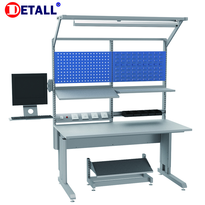Banc de travail de plan de travail de bois d'établi d'armoire à outils industrielle durable en métal pour l'atelier