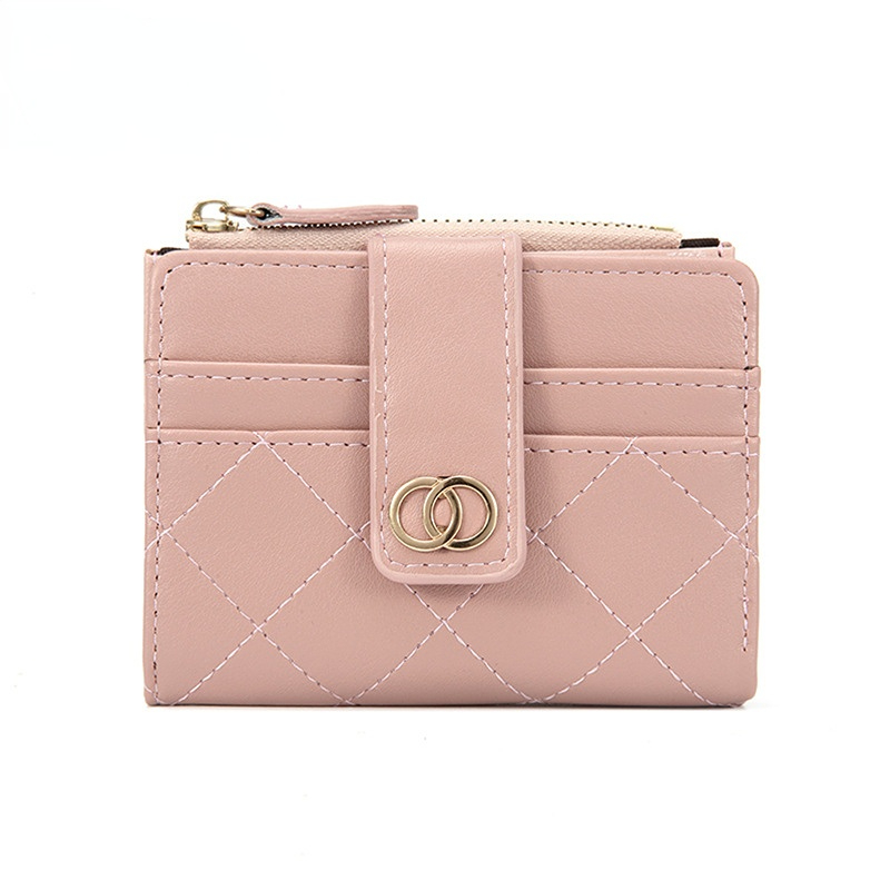Vrouwen Portefeuilles PU Leer Vrouwelijke Portemonnee Mini Multi-kaarten Houder Munt Korte Portefeuilles Slanke Kleine Portemonnee Rits Carteras Para Mujeres