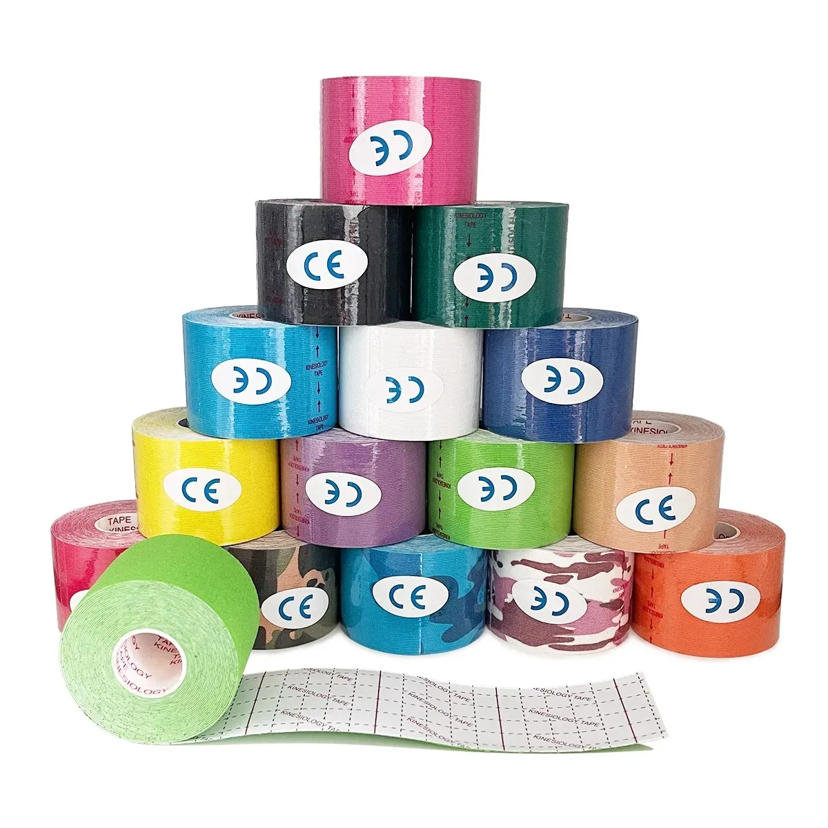 1 pz adesivi per nastro kinesiologico impermeabile sportivo bendaggio atletico protezione per il recupero muscolare reggetta sollievo dal dolore tennis palestra