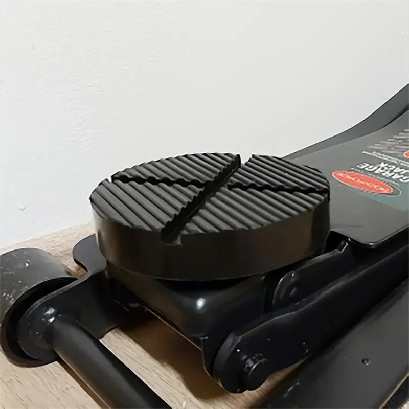 Floor Slotted Car Rubber Jack Pad Frame Protector Guard Adapter Jacking Disk Pad Tool for Pinch Weld Side Lifting Disk