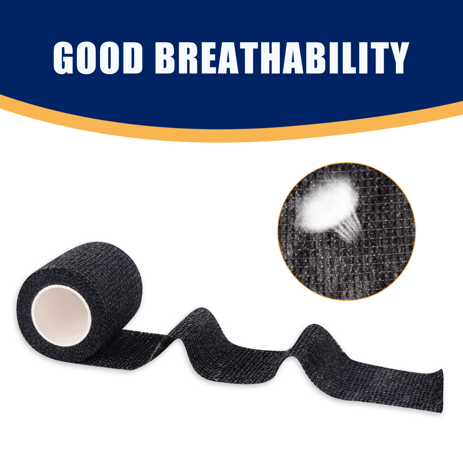 5/10/20 Stuks Zwarte Tattoo Grip Bandage Hoge Kwaliteit Waterdichte Zelfklevende Tattoo Accessoires Hot Zachte Katoenen Tattoo Supplies