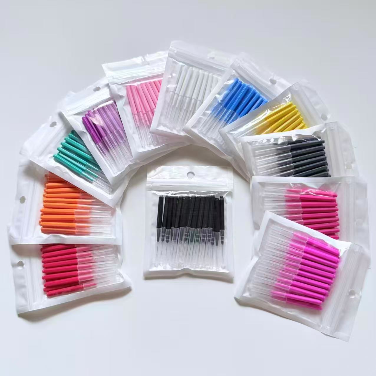 30pcs interdentaires droites pour adultes, nettoyage des brosses interdentaires, appareils orthodontiques, espaces entre les