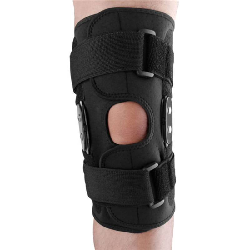 Knee Patella Support Brace Sleeve Wrap Cap Bike Motorbike Sports Adjustable Hinged Stabilizer