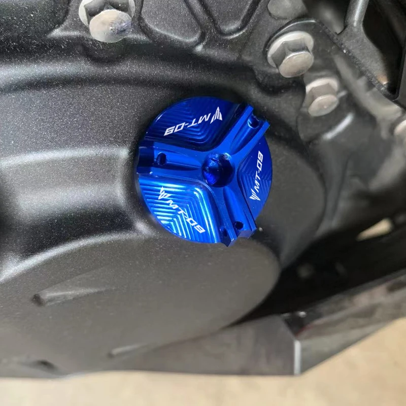 Đối Với Yamaha MT09 Mt 09 MT09 SP 2021 Tracer 900 GT FZ 09 FJ 09 2013-2022 Động Cơ Dầu cap Bolt Dầu Filler Cap Phụ Kiện Bảo Vệ