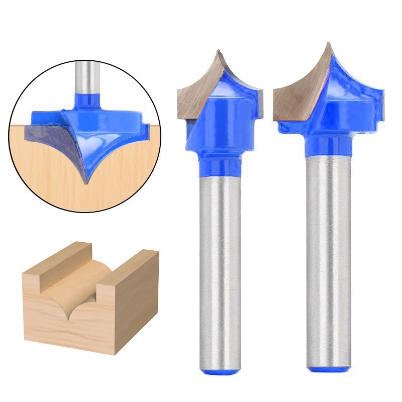 Millling Cortador XCAN 6mm Shank CNC Pedaços de Ponta Redonda 12-32mm Rodada Ponto de Corte Bit Carboneto Sólido Ferramentas para Trabalhar Madeira 1pc