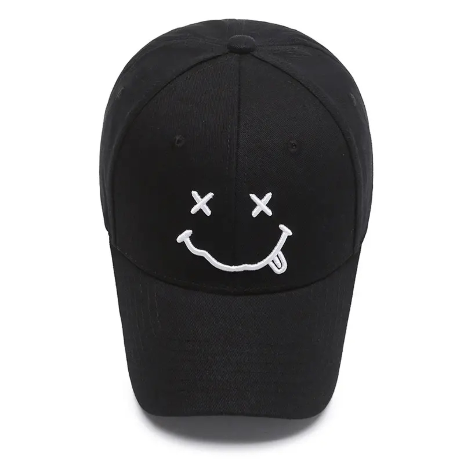 Happy Face Baseball Cap Spring Autumn Sun Hat Casual Unisex Peaked Cap
