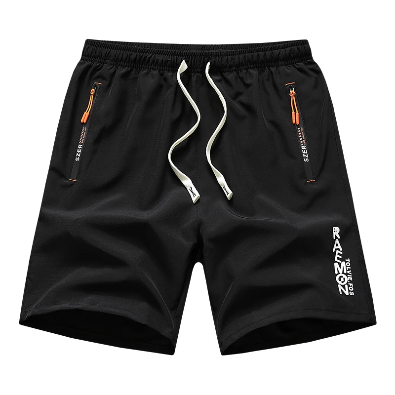 ボディメンズビーチクイックドライランニングスポーツボード黒ショーツ新 2024 夏カジュアルクラシック特大 7XL 6XL パンツズボン