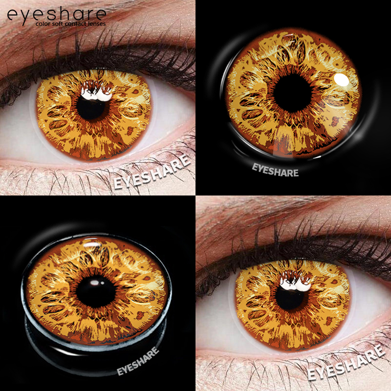 EYESHARE 1 paar Halloween Farbige Kontaktlinsen Cosplay Weiß Verrückte Kontaktlinsen Anime Rote Augenlinsen Blau Make-Up Kontaktlinsen