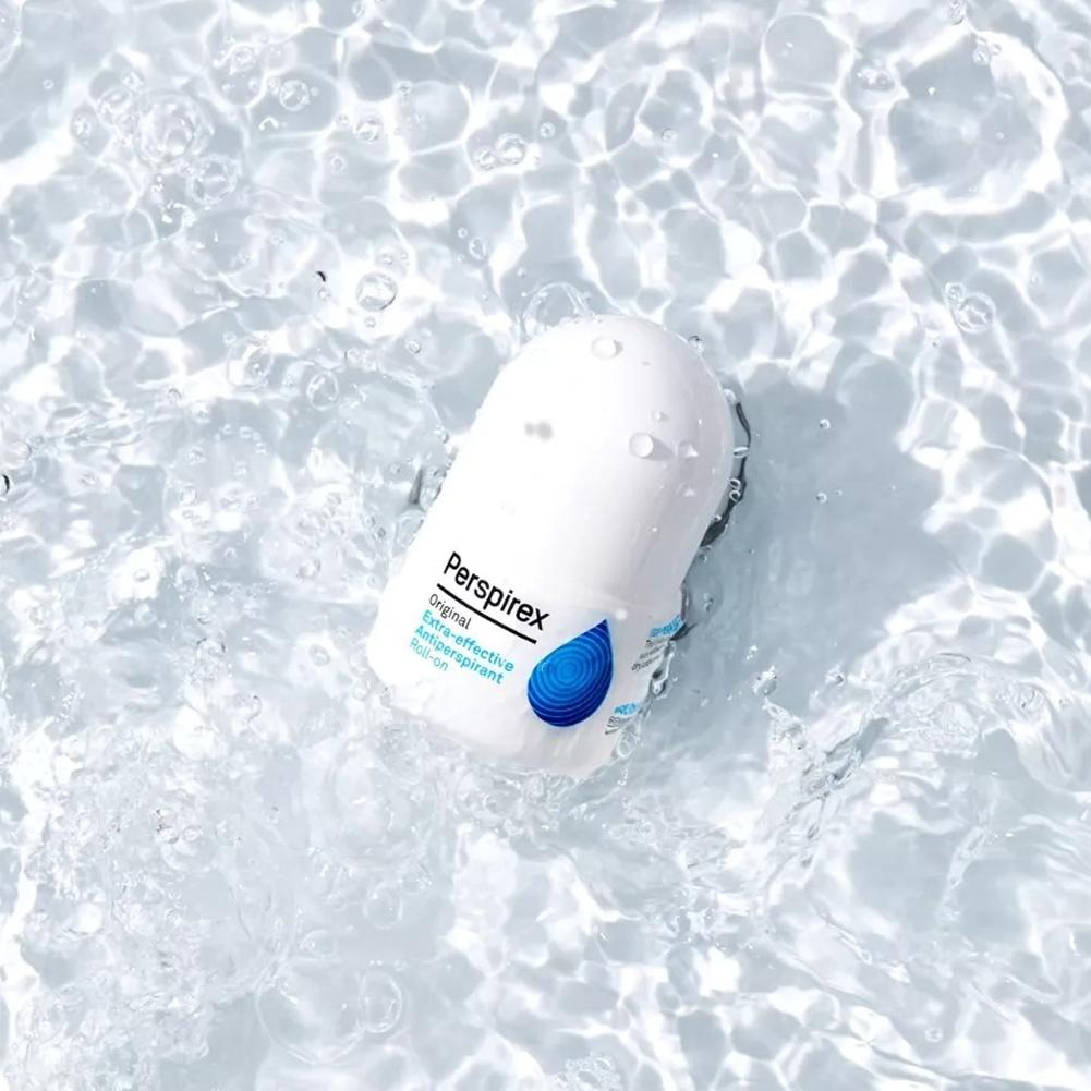 Bola de rolamento antitranspirante não irritante para axilas, redução de suor, azul clássico, elimina odor corporal e produto de cuidados com odor