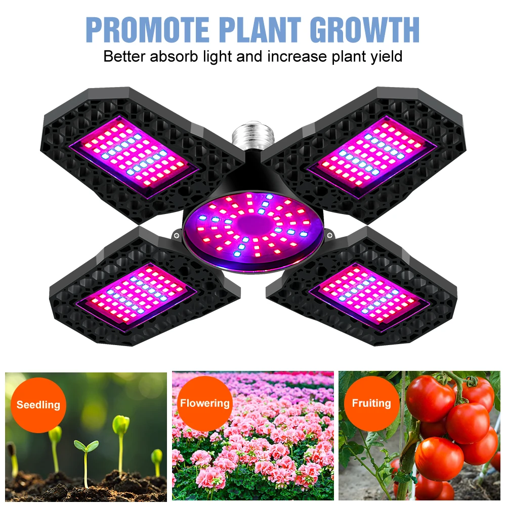 植物 LED 成長ライトフルスペクトル Phytolamp 屋内花の種子水耕栽培ランプ温室野菜成長テント