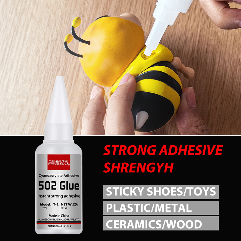 20g 502 Transparent Adhesive (1-3-Piece Set) - Strong Bond for Wood, Rubber, Leather, Plastic, Metal & DIY Crafts