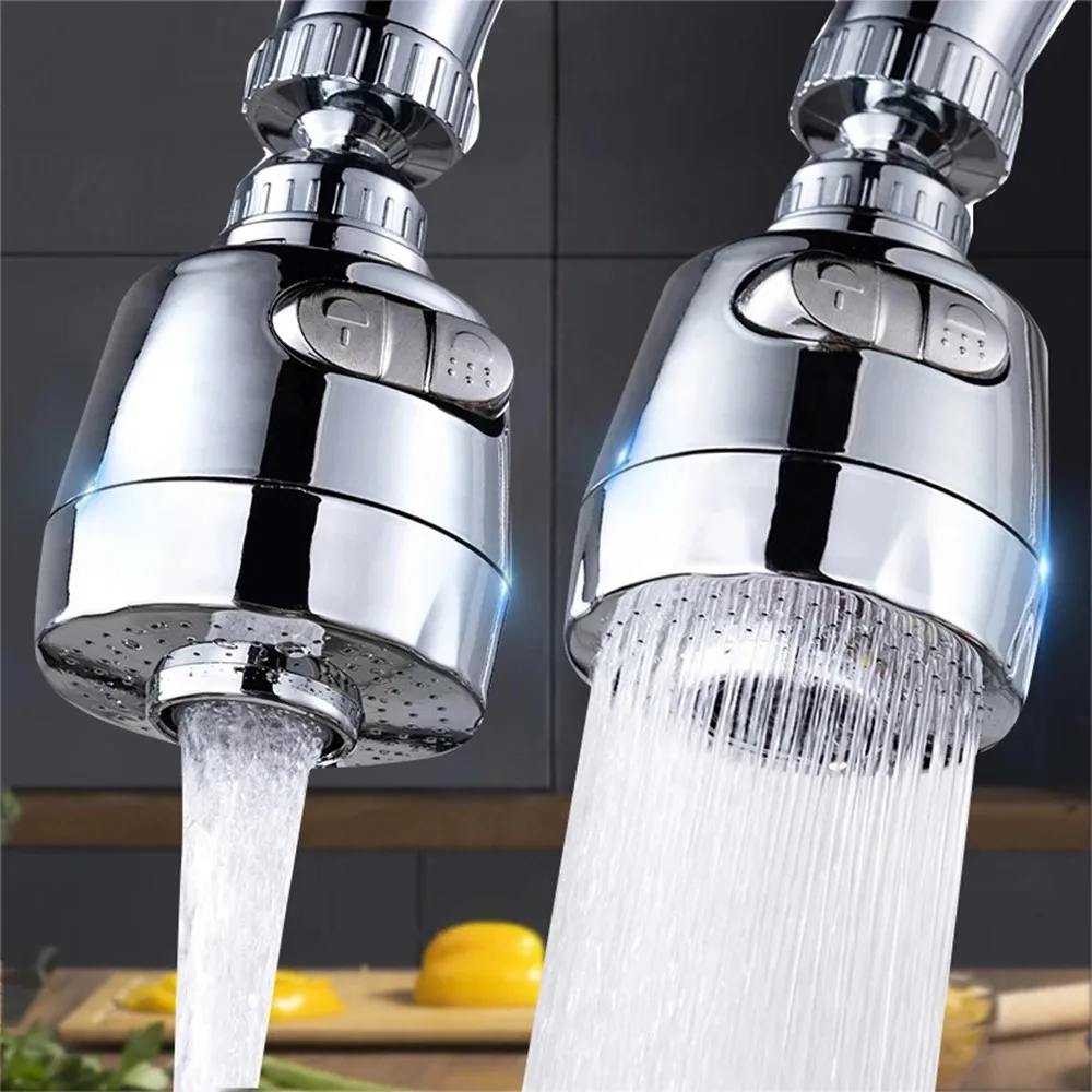 Adaptador de grifo de cocina, cabezal de ducha, grifo de ahorro de agua para baño, filtro contra salpicaduras, aireador de burbujeador, boquilla difusora giratoria Universal