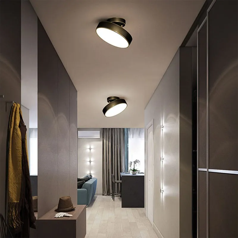 Đèn LED Hiện Đại Trần Nodic Trang Trí Nhà Phụ Kiện Cho Phòng Ngủ Sống Phòng Ăn Đèn Hành Lang Đồng Vòng Trang Trí Đèn