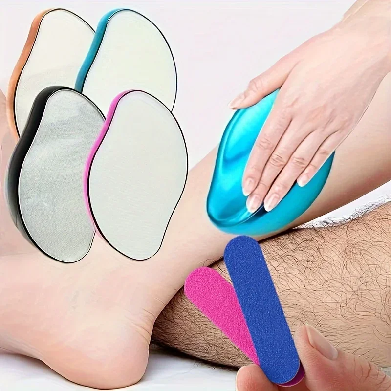 Kamień do depilacji Depilator Gumka do depilacji Magiczna gąbka do depilacji Bezbolesny efekt Epilator do twarzy i ciała