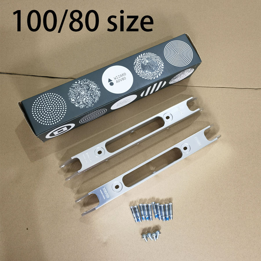 Supports de patins à roulettes en ligne authentiques WIZARD avancées, en alliage d'aluminium 100/80mm 100/76mm, système ufs pour patins à roulettes