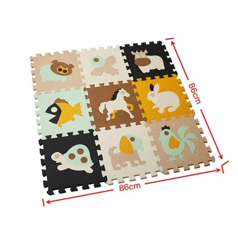 30*30*1 ซม.9 ชิ้นชุดชั้นปริศนาสําหรับเด็ก Eva โฟมทารกชั้นเกม Interactive ของเล่นสําหรับเด็กวัยหัดเดิน play Mat ของเล่นเด็ก