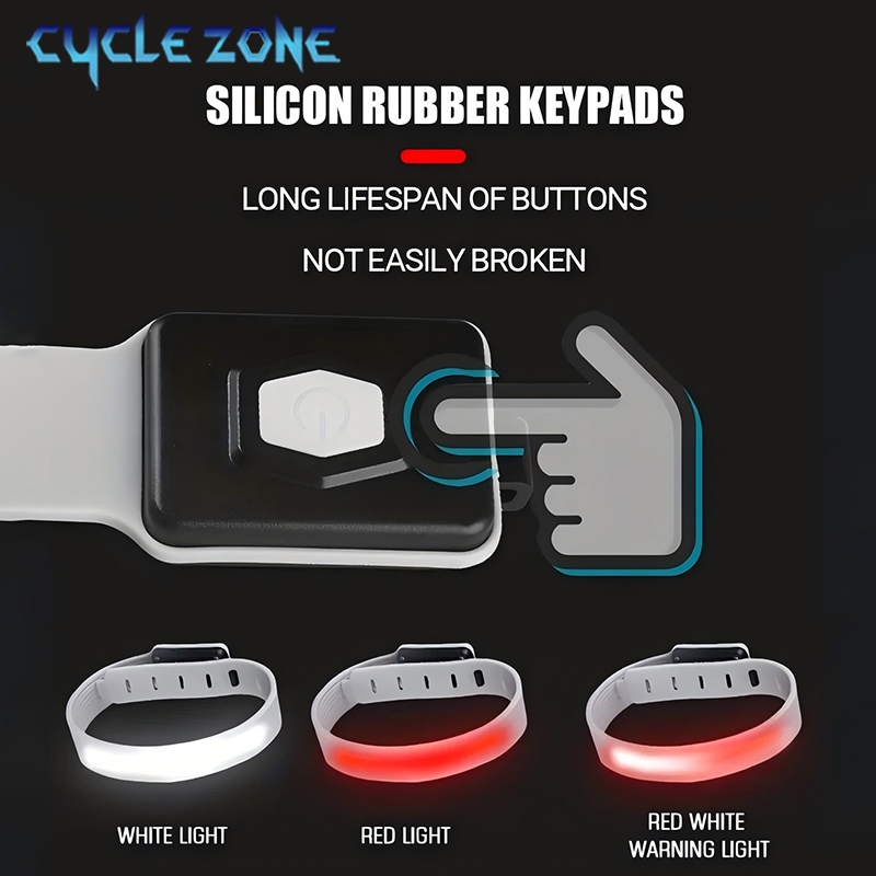 COB LED Armband Light Night Running ไฟเตือนแขนขาสายรัดข้อมือ Strip ไฟกีฬากลางแจ้งความปลอดภัยโคมไฟขี่จักรยาน