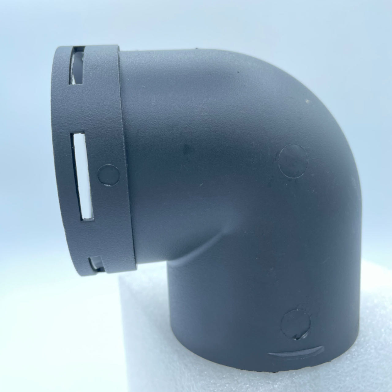 75 ミリメートルパーキングヒーター温風ダクトパイプエルボ出口コネクタ黒プラスチック交換アクセサリー車のトラックバンキャンピングカー用