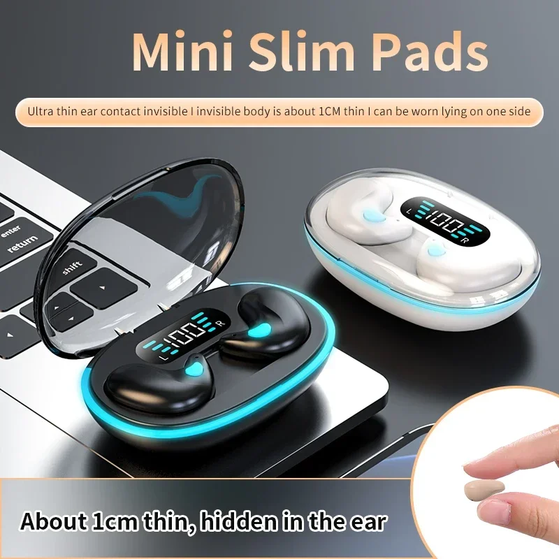 Nouveau sommeil Invisible sans fil écouteurs IPX5 étanche casque Mini Sport jeu Bluetooth stéréo HIFI musique casque écouteurs