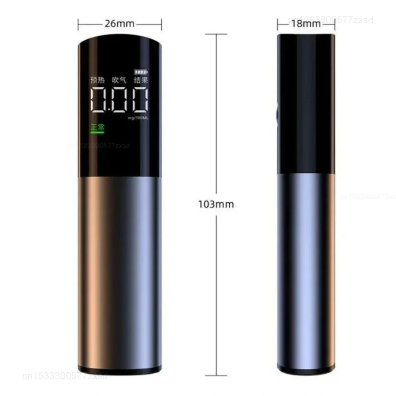 Xiaomi ANMU MIni probador de Alcohol automático alcoholímetro electrónico pantalla LED Detector de alcoholímetro al aire libre recargable portátil